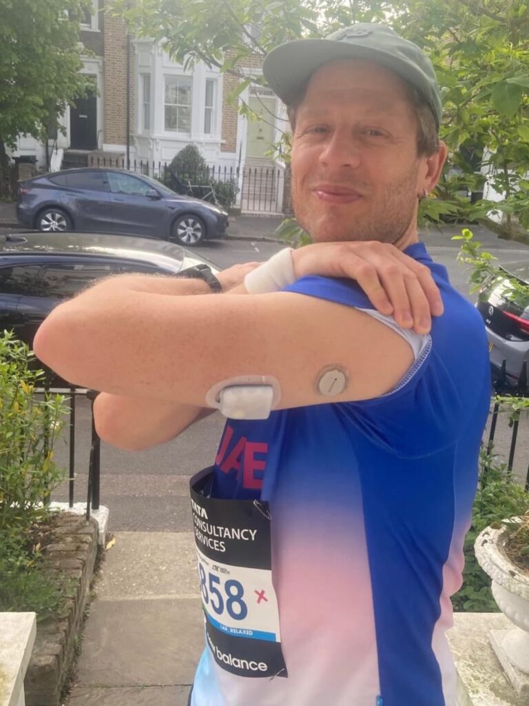 Actor James Norton ran his first London Marathon yesterday and finished in 4:29:04. He was running for BreakthroughT1D, a charity dedicated to funding type 1 diabetes research. He has helped raise a total of £132,000.