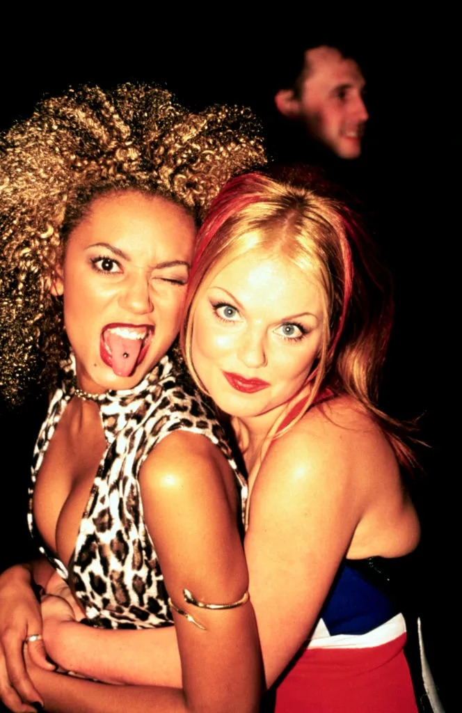 Mel B and Geri Halliwell in 1997