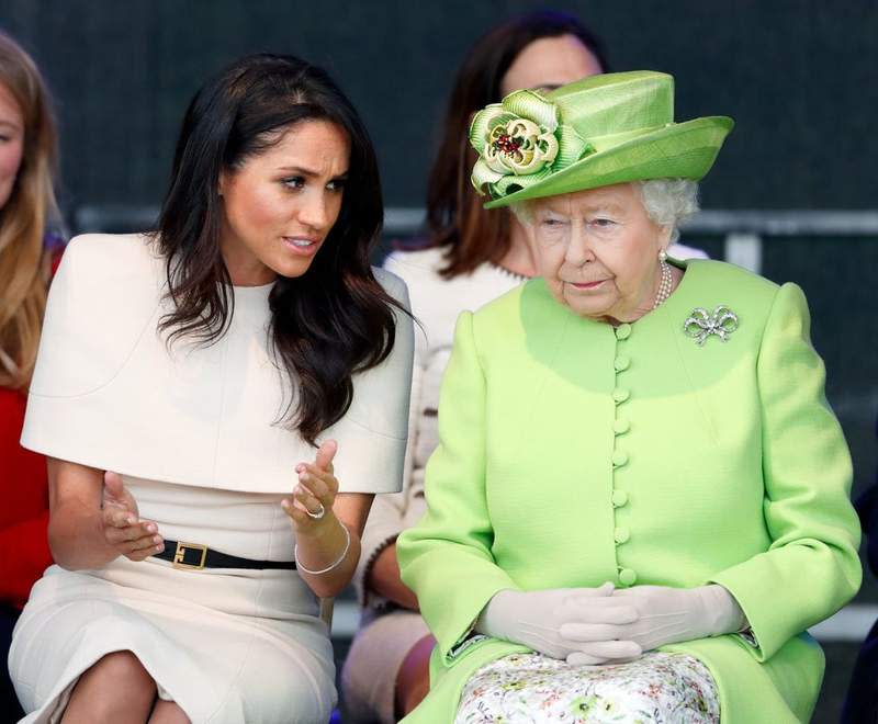 Meghan Markle and the Queen | Source: GETTY