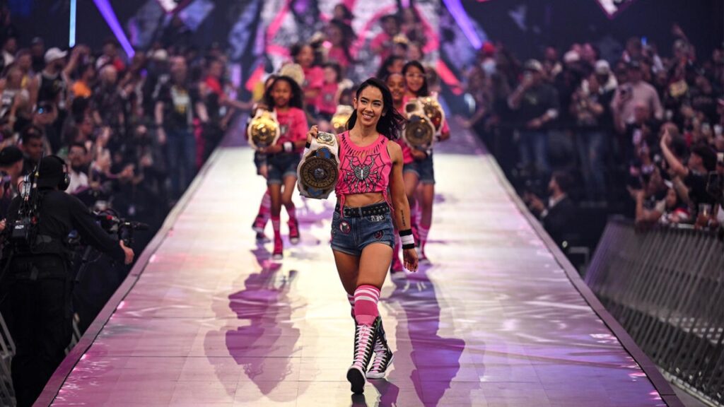 AJ Lee at WWE WrestleMania 42