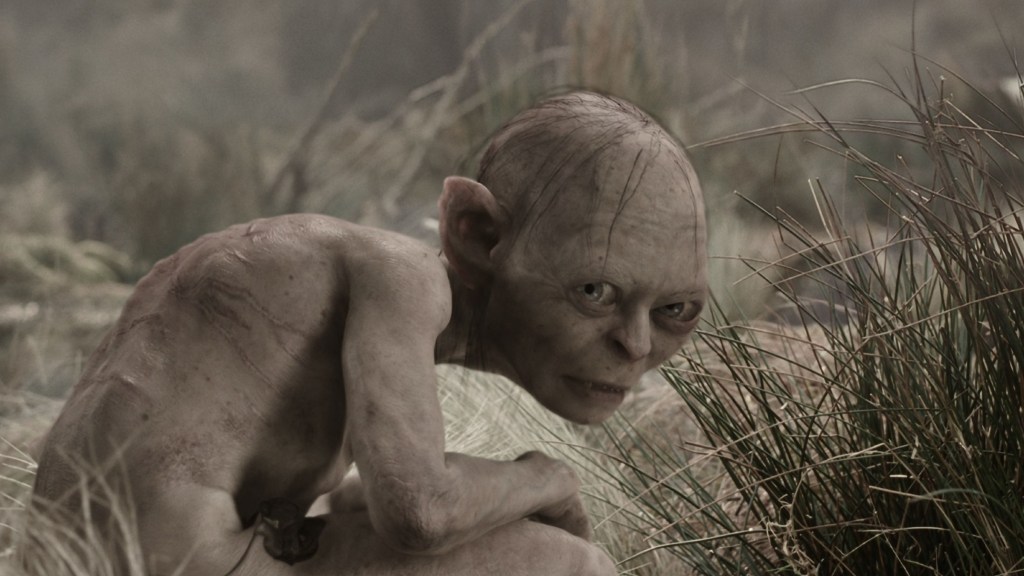 Andy Serkis as Gollum in The Lord of the Rings The Two Towers