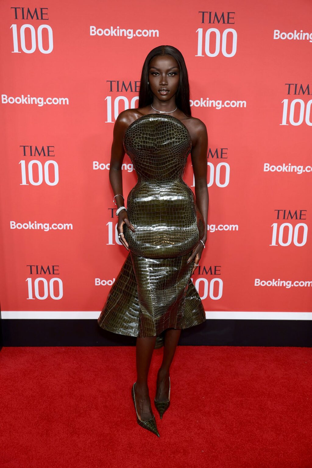 Anok Yai attends the 2026 TIME100 Gala