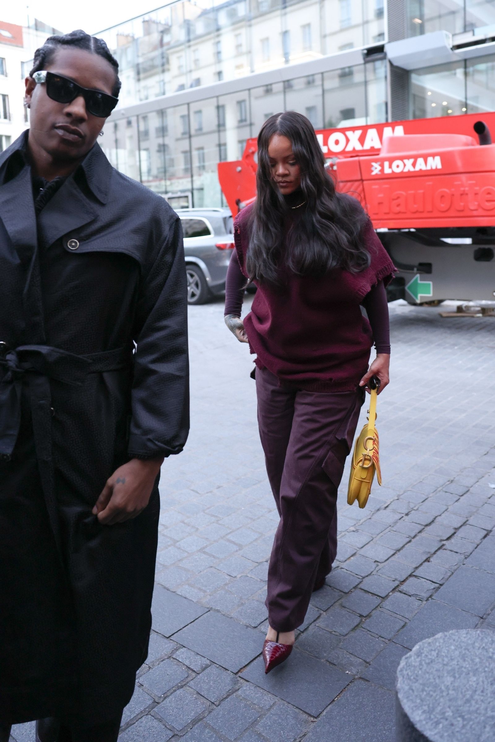 Rihanna and ASAP Rocky make a grand entrance at Siena in Paris