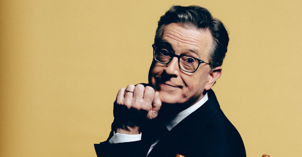 Stephen Colbert Gets Ready to Hang It Up