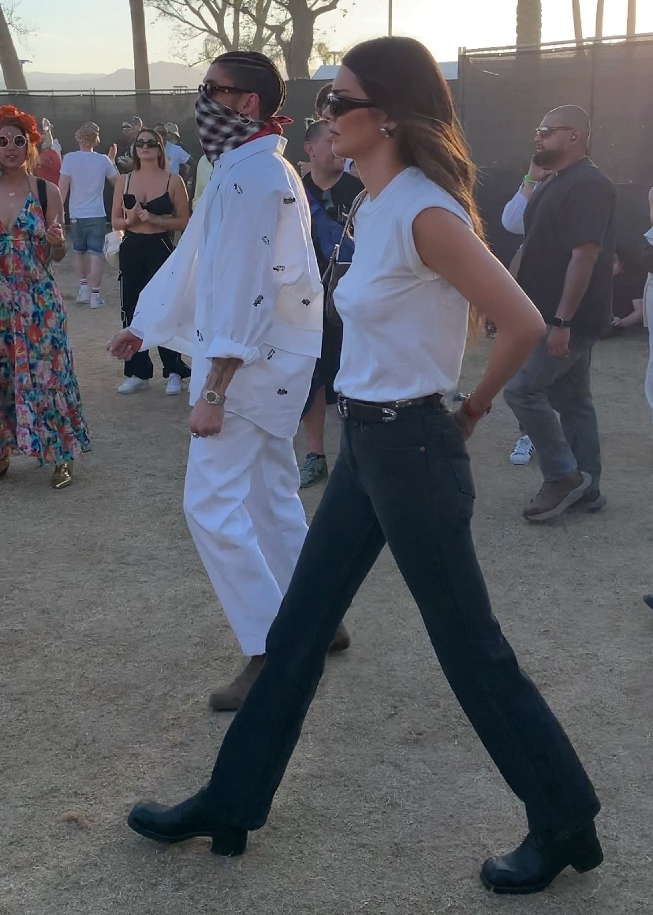Kendall Jenner and Bad Bunny attend Coachella 2023 together
