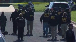 (L-R): FBI and ATF agents investigating Austin bombings in FBI True, episode 9, season 8, streaming on Paramount+, 2026. Photo Credit: CBS News/Paramount+.