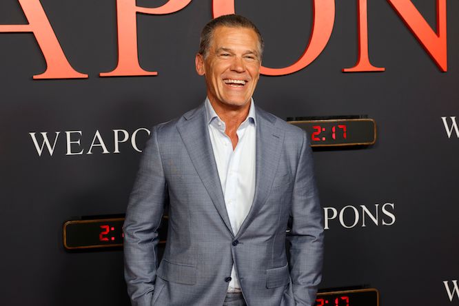 LOS ANGELES, CALIFORNIA - JULY 31: Josh Brolin attends the Los Angeles Premiere of Warner Bros. Pictures and New Line Cinema's "Weapons" at The United Theater on Broadway on July 31, 2025 in Los Angeles, California. (Photo by Frazer Harrison/Getty Images)