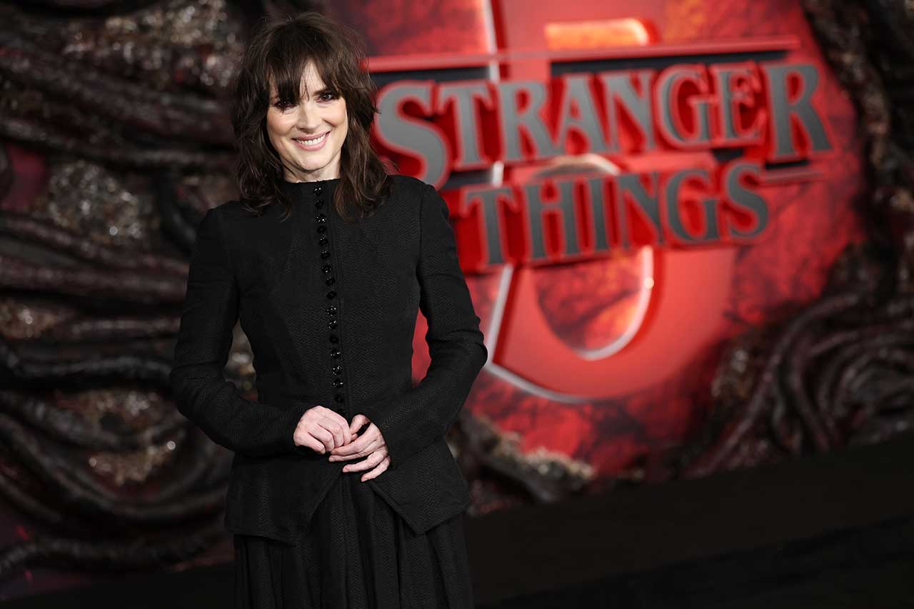 The Celebrity Comeback: Winona Ryder attends the Los Angeles Premiere of Netflix's "Stranger Things" Season 5 at TCL Chinese Theatre on November 06, 2025 in Hollywood, California. (Photo by Axelle/Bauer-Griffin/FilmMagic)