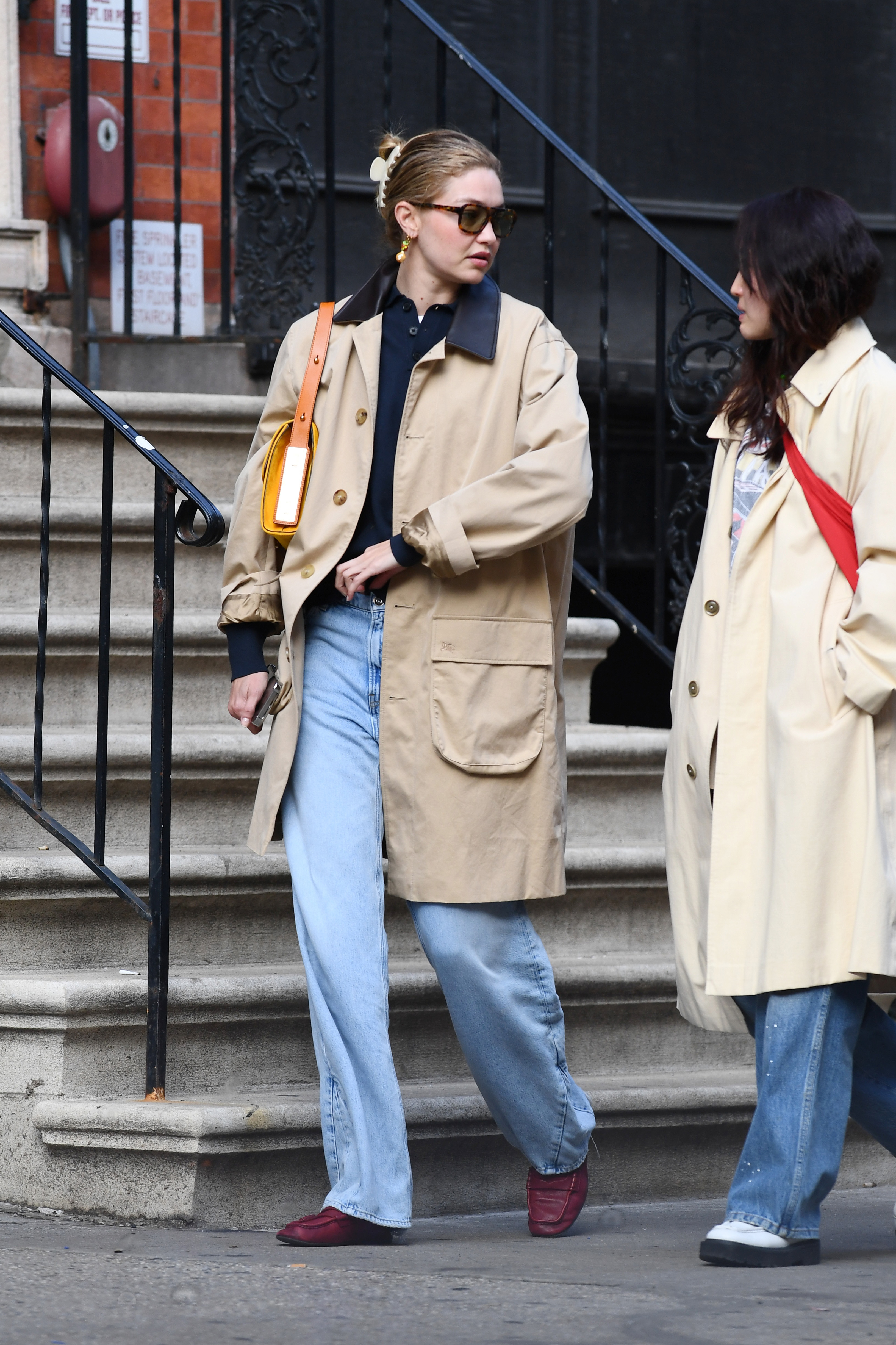 Gigi Hadid wore the soft loafers trend for spring 2026