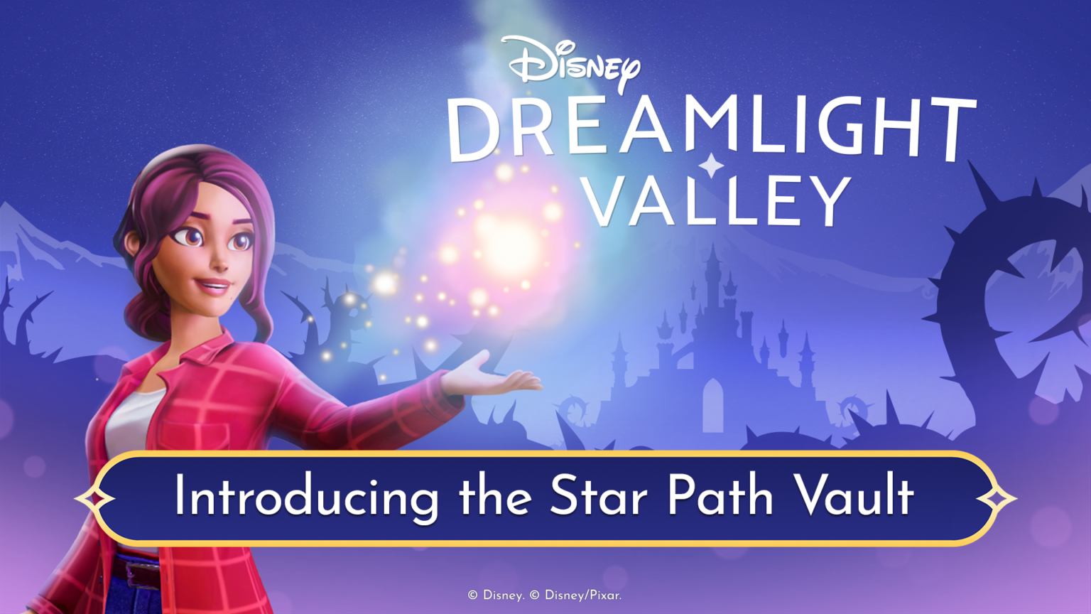Introducing the Star Path Vault logo Disney Dreamlight Valley