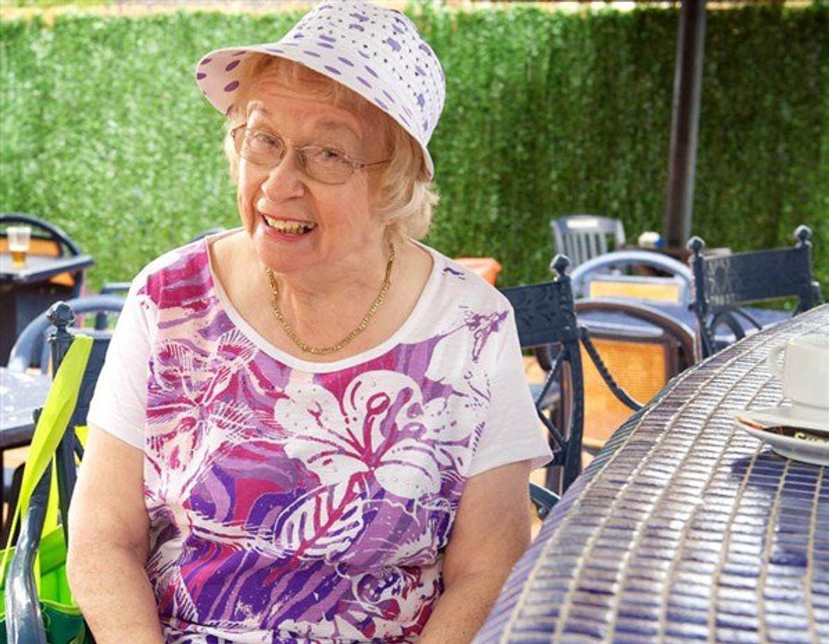 Actress Elsie Kelly as Noreen in Benidorm