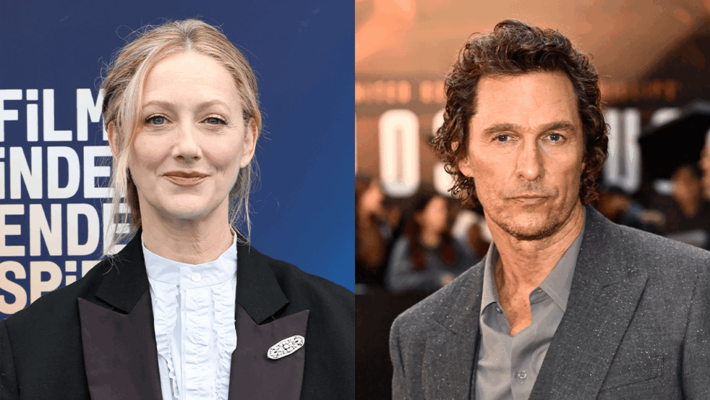 Judy Greer and Matthew McConaughey.