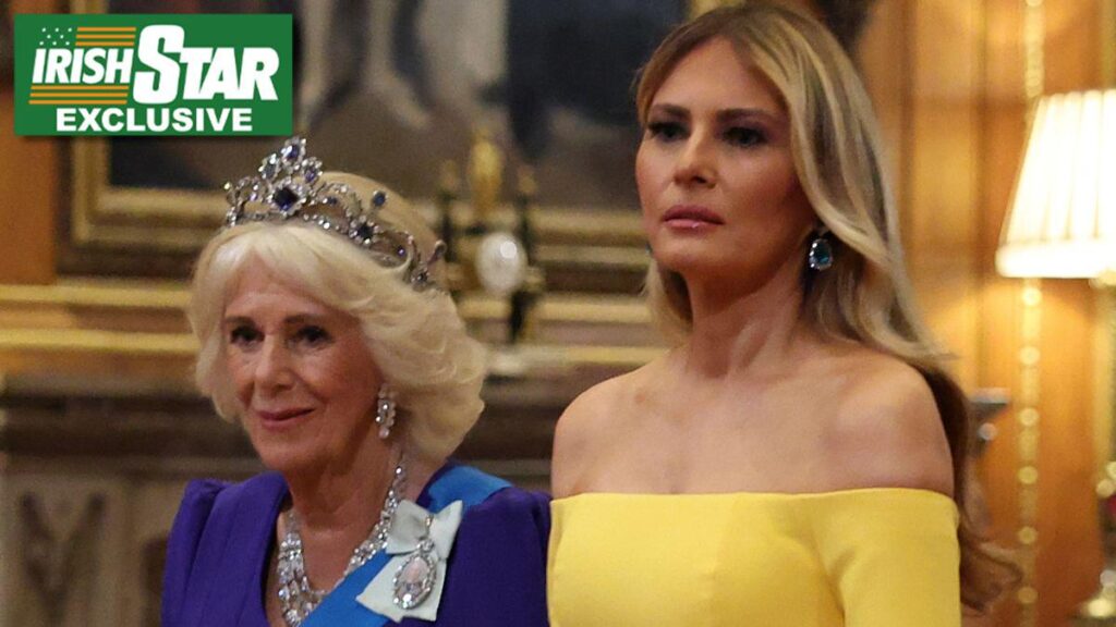 Melania Trump 'clearly not comfortable with the press' during 'uneasy' Camilla meeting