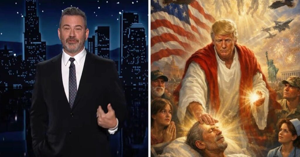 Jimmy Kimmel Spots Glaring Issue With Trump’s Jesus Post That Everyone Missed: His Normal-Sized Hands