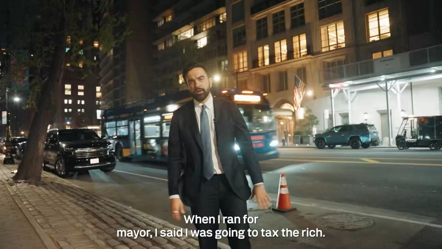 Mamdani introduces “pied-a-tierre tax” on tax day: “When I ran for mayor, I said I was going to tax the rich … Well, today we’re taxing the rich...”