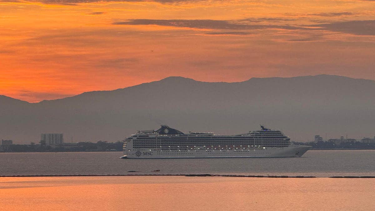 View of a sunset in Penang, Malaysia