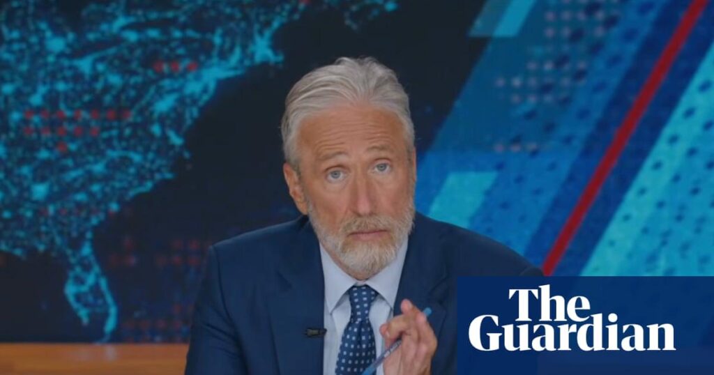 Jon Stewart on Trump’s Jesus photo denial: ‘Do you even care about lying to us any more?’: Late-night hosts discuss Trump posting an AI-generated image of himself as Christ amid his feud with Pope Leo