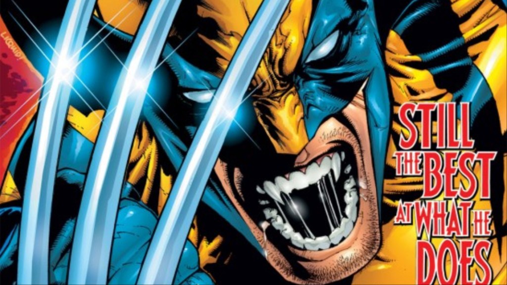 Wolverine brandishing his claws