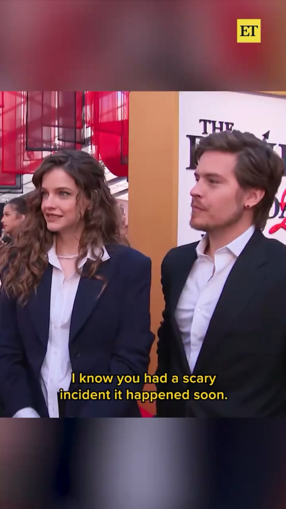 Dylan Sprouse and Barbara Palvin respond to question about their home intruder incident where he tackled and held the suspect until police arrived