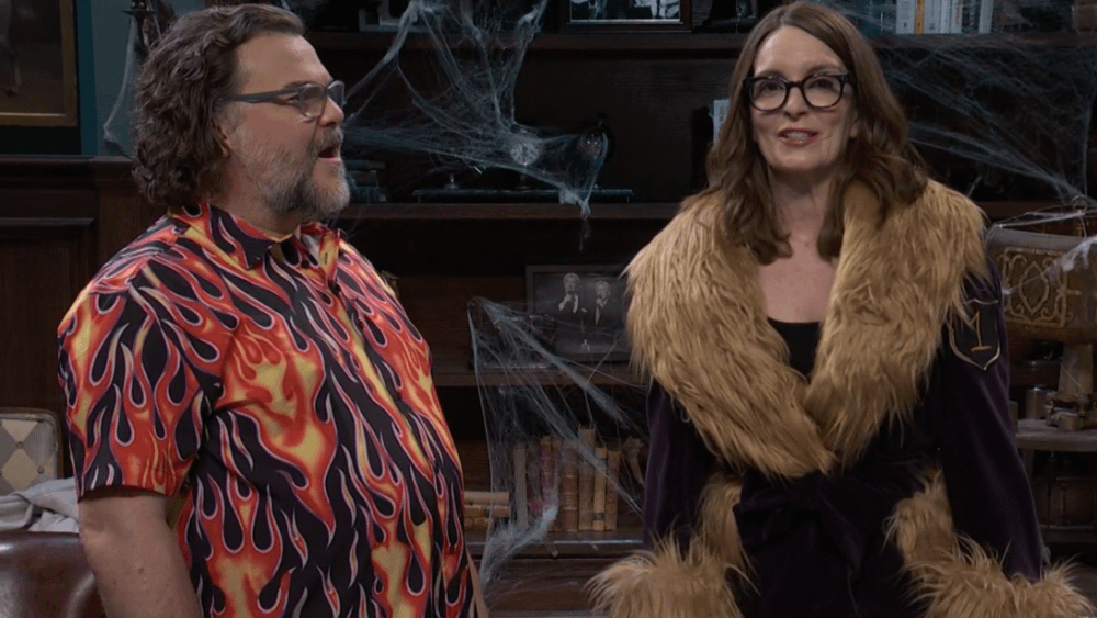 Tina Fey Crashes Jack Black’s ‘SNL’ Monologue: ‘You’re the First Black in the Five-Timers Club’