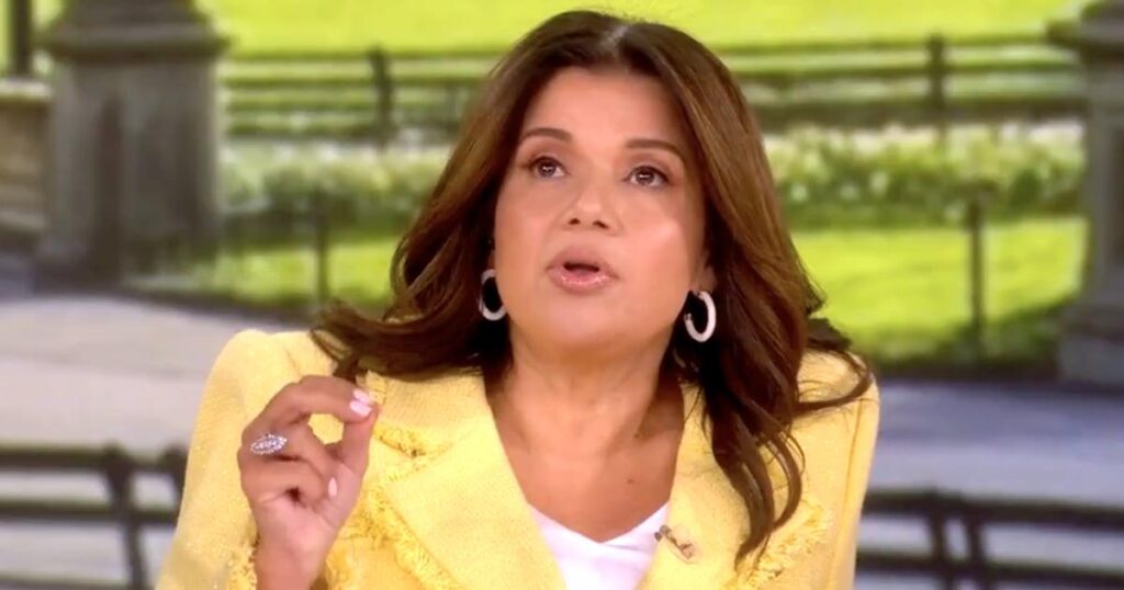 ‘The View’ Host Floored by How Many People Think WHCD Shooting Was Staged | Ana Navarro also tore into the president for using the shooting to promote the building of his ballroom.
