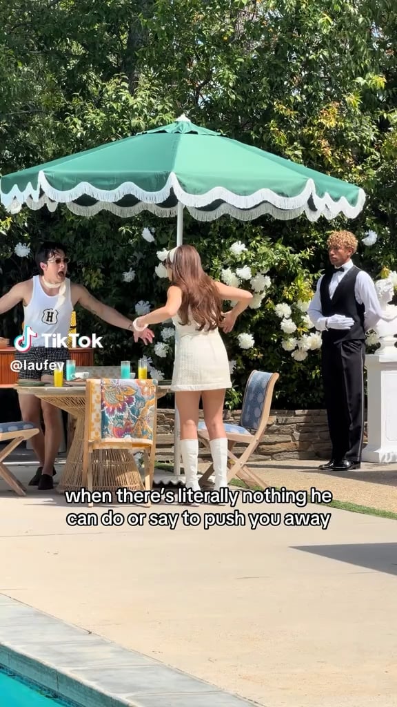 Hudson Williams and Laufey behind-the-scenes of Laufey’s upcoming ‘madwoman’ music video