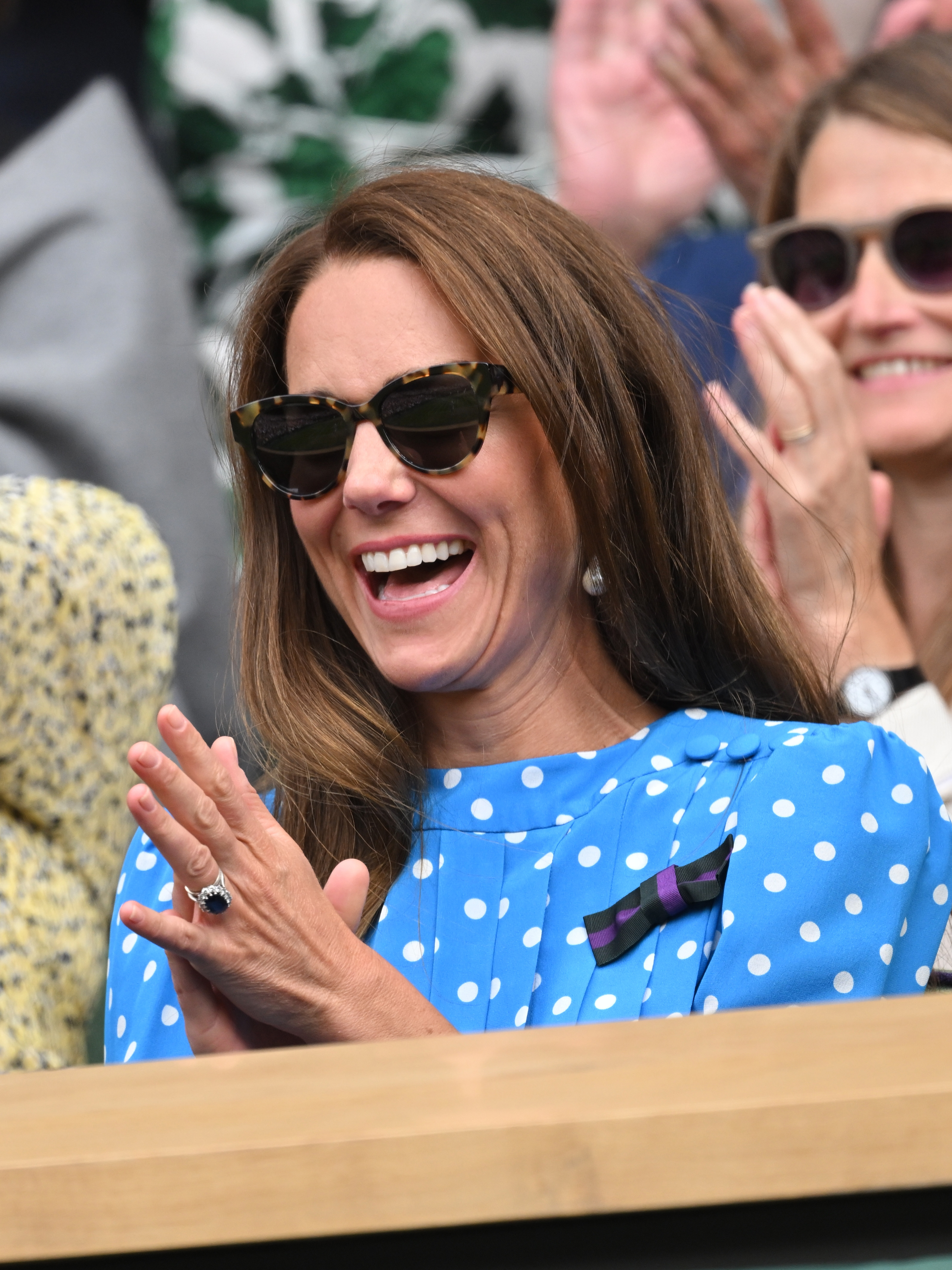 LONDON, ENGLAND - JULY 05: Catherine, Duchess of Cambridge at All England Lawn Tennis and Croquet Club on July 05, 2022 in London, England. (Photo by Karwai Tang/WireImage)