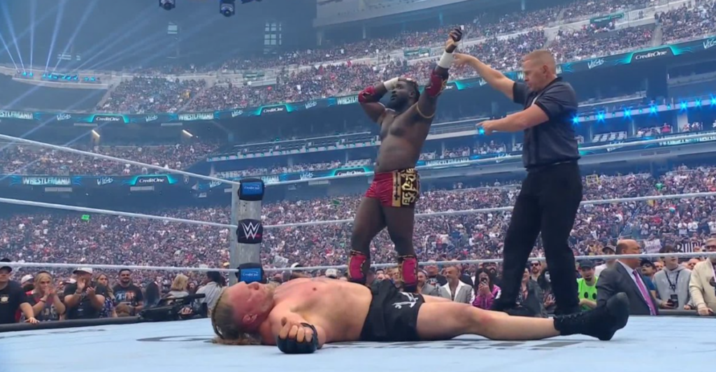 WrestleMania 42 results: Oba Femi dominates Brock Lesnar
