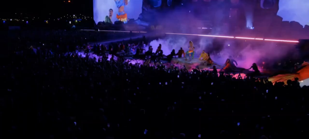 Karol G brings out a female mariachi band with her on stage at Coachella