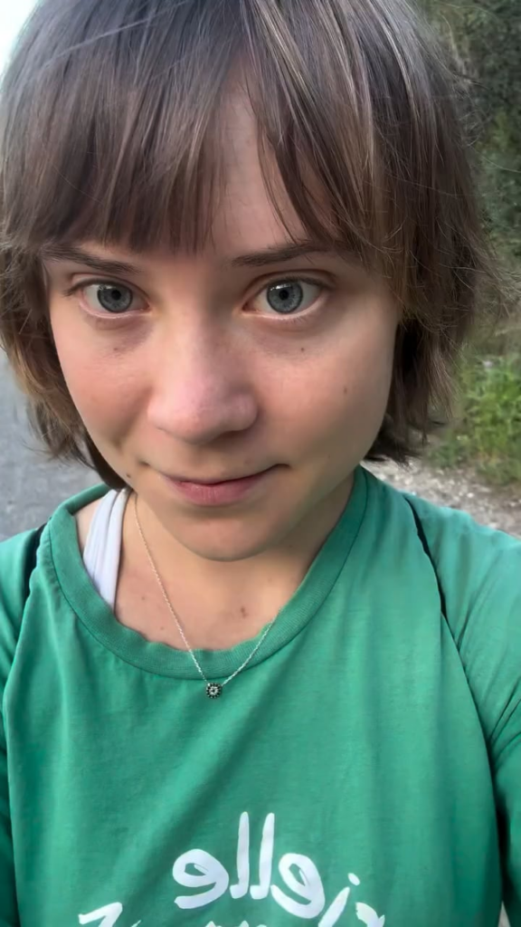 Greta Thunberg: “The President of the United States just said that a whole civilization will die tonight, never to be brought back again & no one is reacting. This speaks for itself: what the fuck is anyone even doing at this point? We have normalized genocide, total annihilation of entire people.”