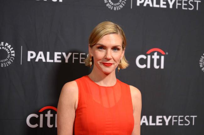 Rhea Seehorn and the Pluribus team at PaleyFest LA