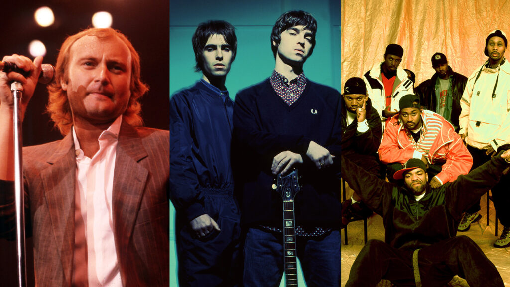 Phil Collins, Oasis and Wu-Tang Clan