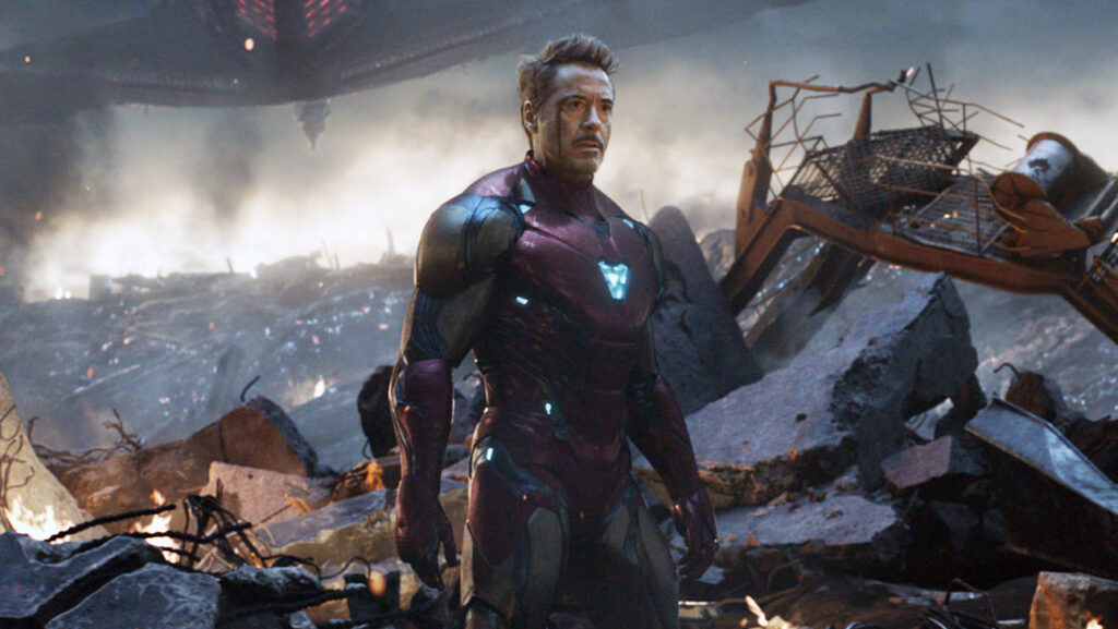 Robert Downey Jr. as Iron Man in 'Avengers: Endgame'