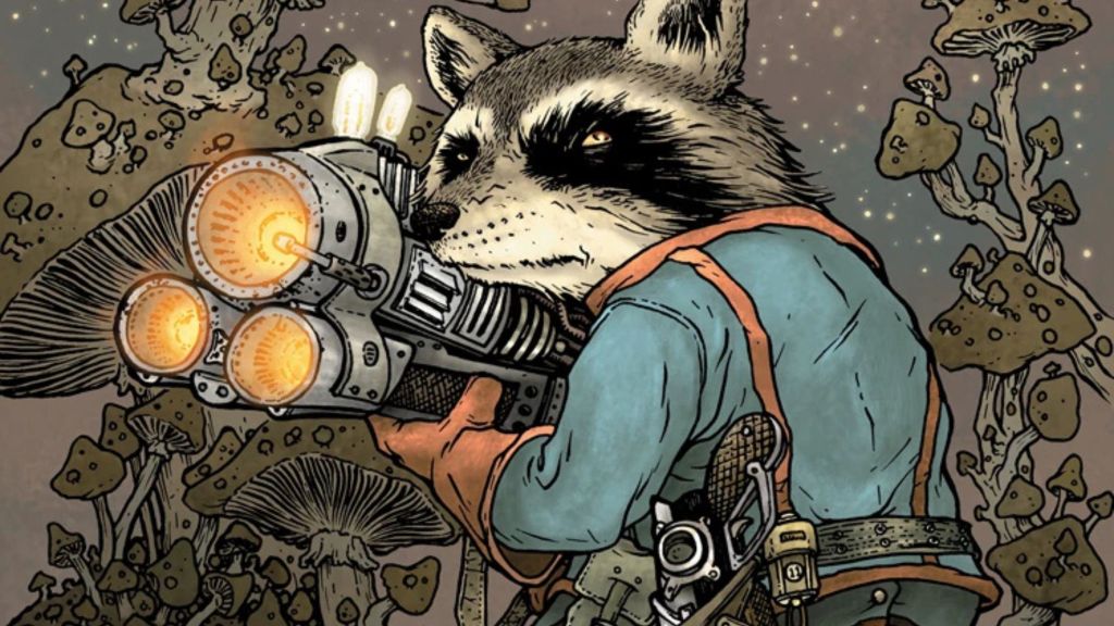 Rocket Raccoon from Marvel Comics