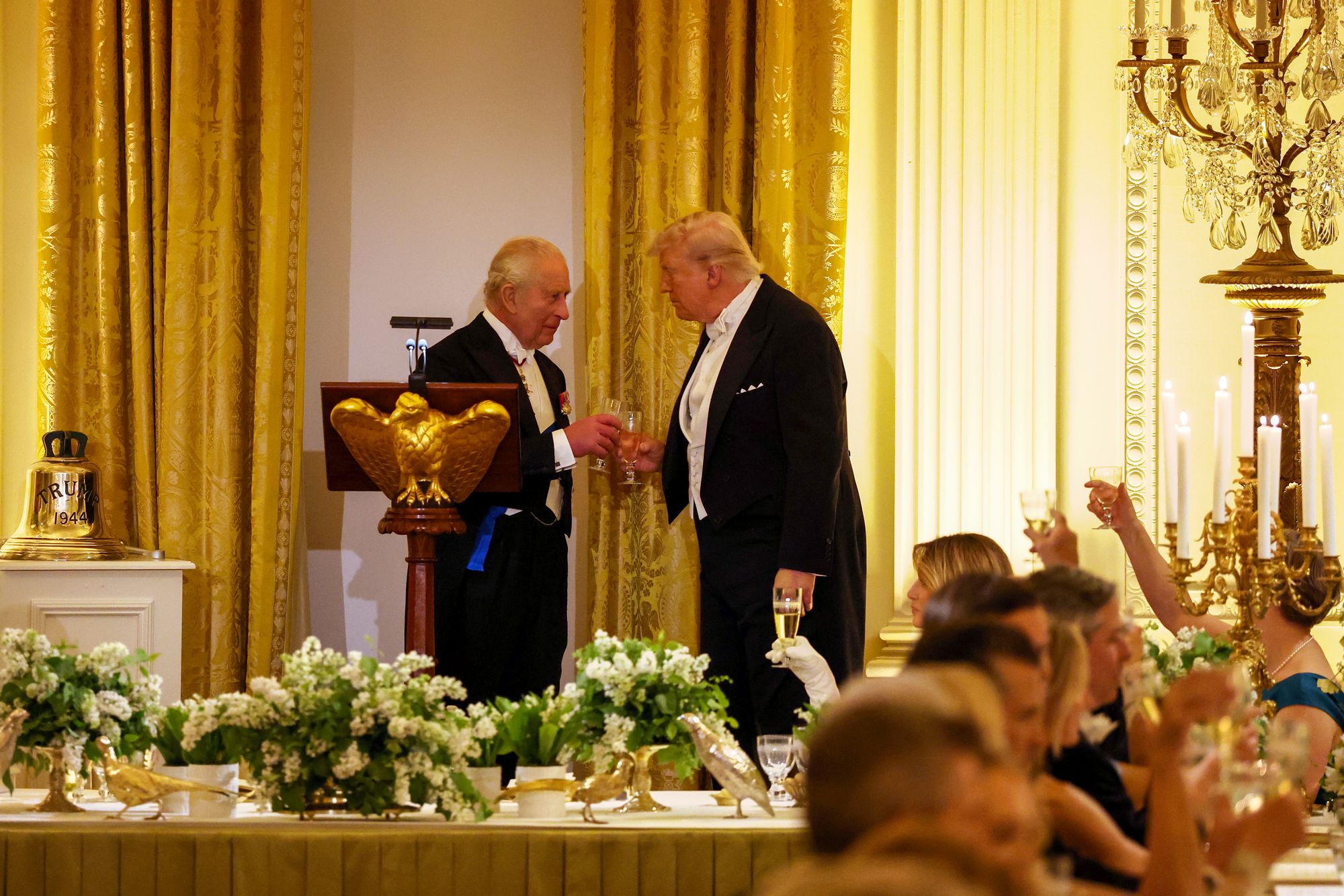 Both Trump and Charles spoke at the event