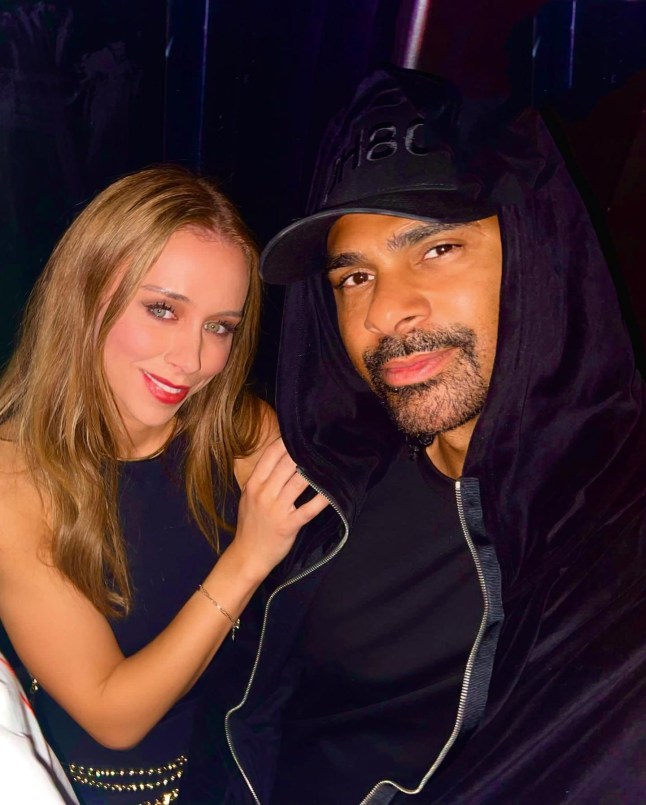 David Haye Valentines message to Una Healy and Sian Osborne