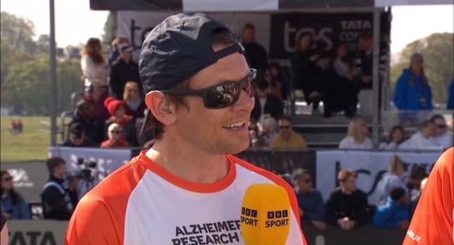 Actor Jack O'Connell on BBC before London Marathon, 2026