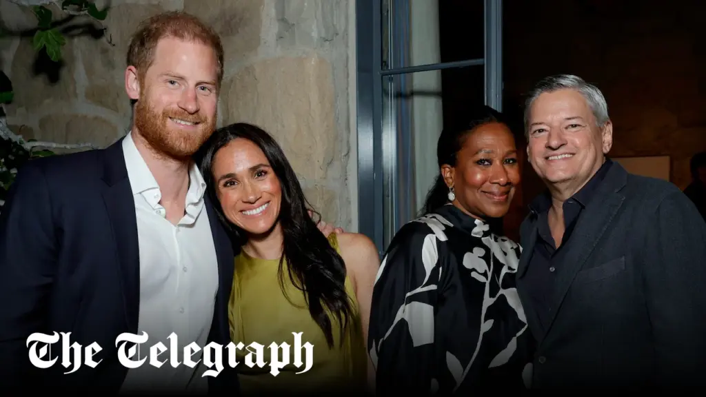 This rare foray into colour could be Meghan’s take on revenge dressing