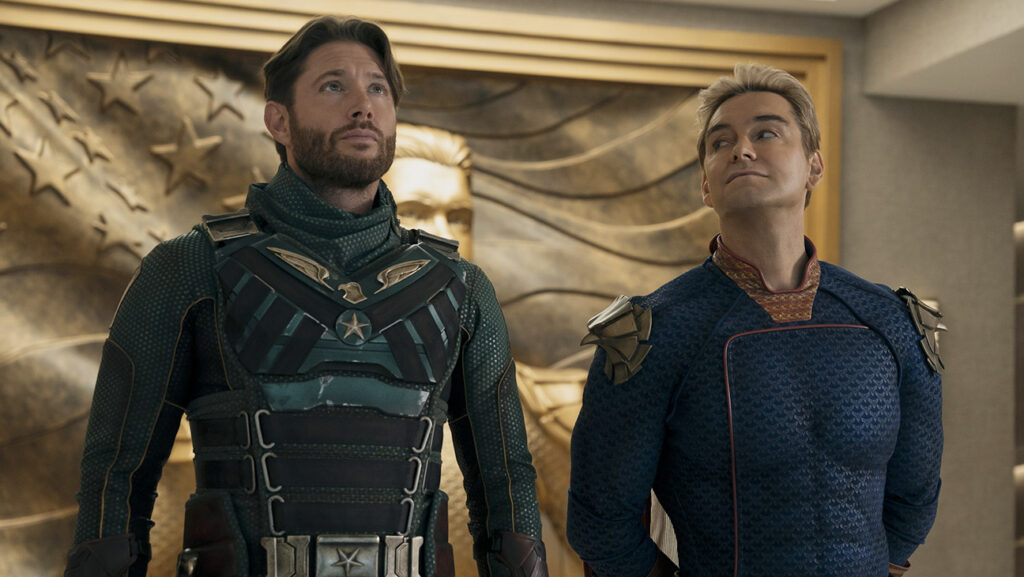 Why A-Train Was Killed Off in Season 5 Premiere Jensen Ackles (Soldier Boy), Antony Starr (Homelander) in The Boys Season 5