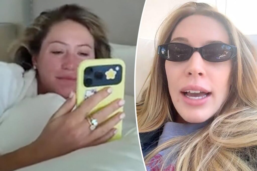 Watch the moment Alix Earle learns of Alex Cooper's brutal video airing their 'beef'