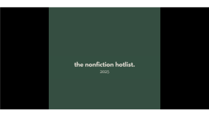 The lo-fi logo for the lo-fi announcement of the inaugural 2025 Nonfiction Hot List.