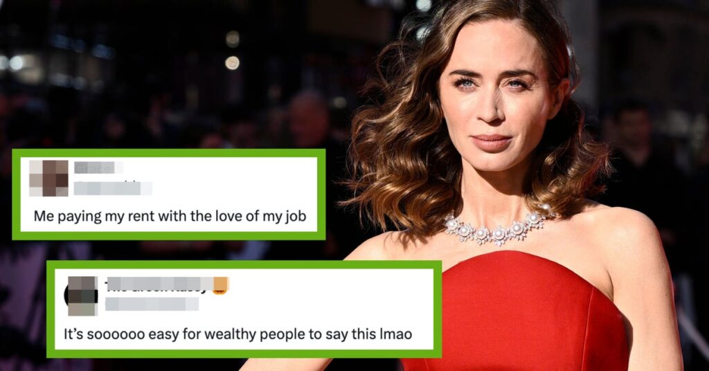 Emily Blunt Shared Some “Out Of Touch” Career Advice, And It’s Reaaaaaally Not Going Over Well At All - BuzzFeed
