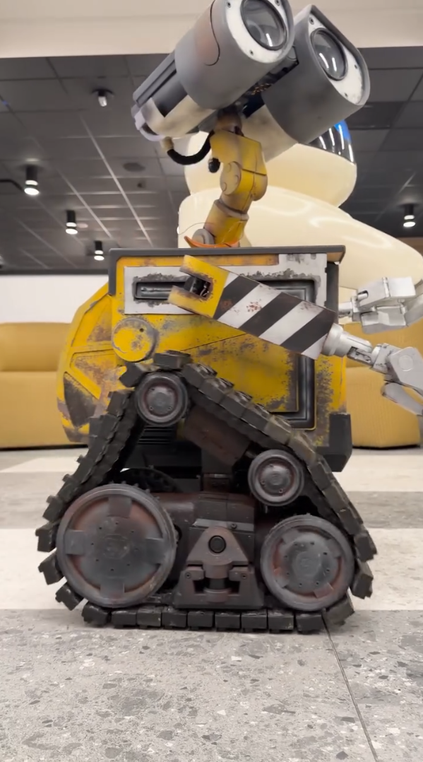 WALL-E and EVE Arrive at Pixar Place Hotel