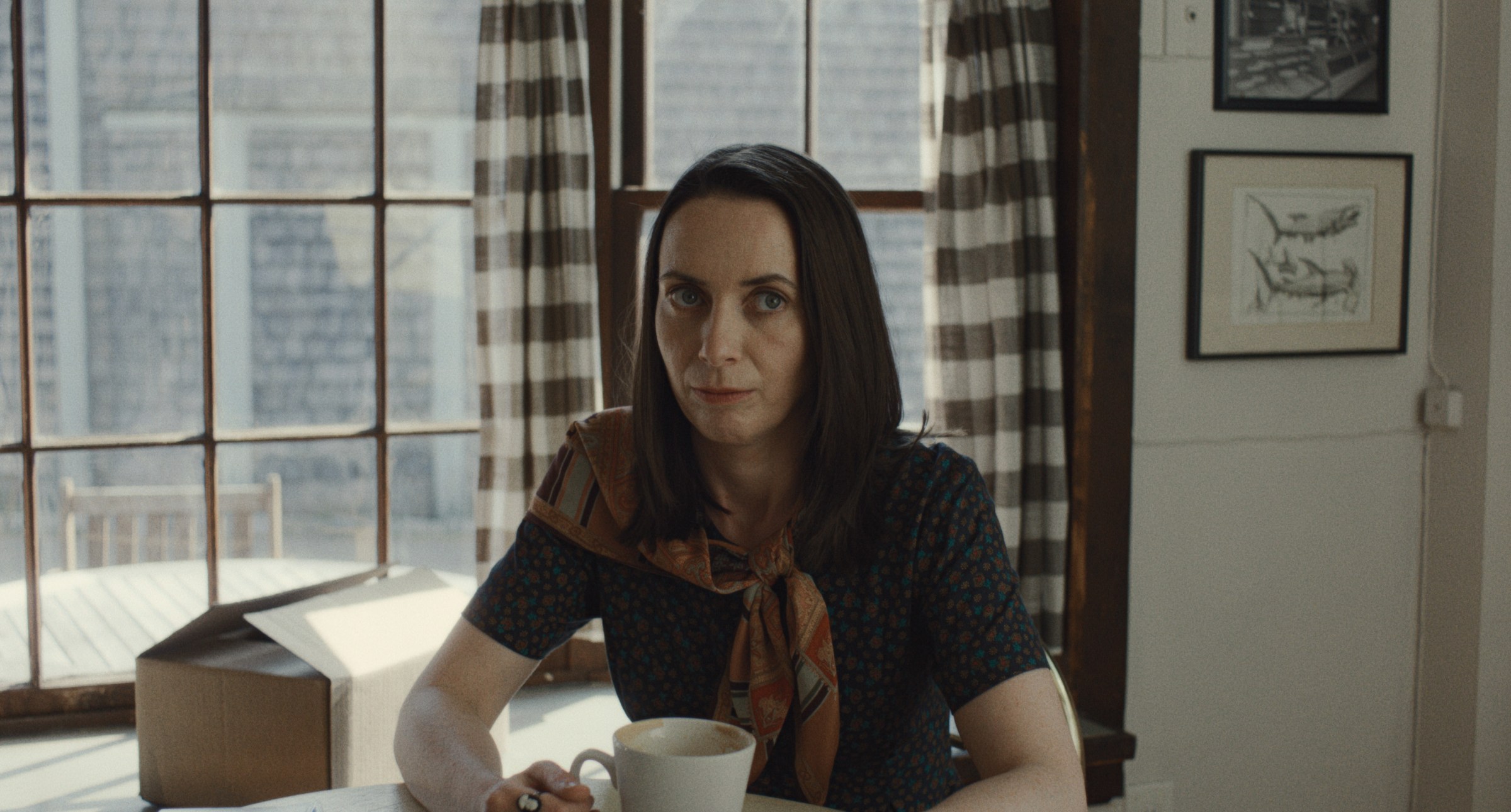 A still photo from the Apple TV series Widow’s Bay.