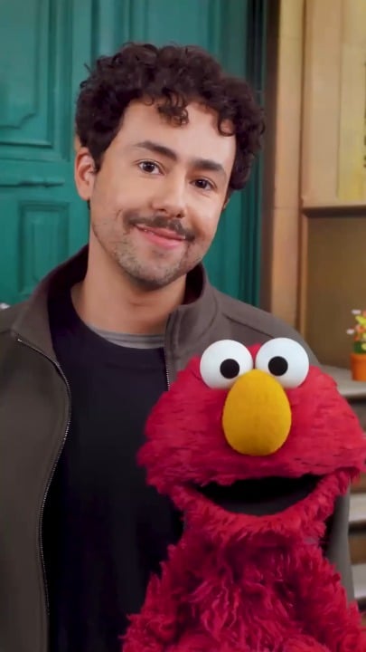 Ramy Youssef & Elmo wishing Happy Arab American Heritage Month