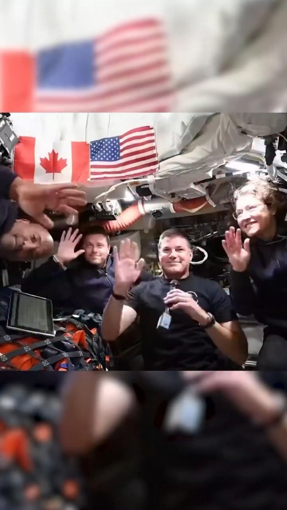 The Artemis II crew filmed an 80s sitcom style video as they head towards the moon.
