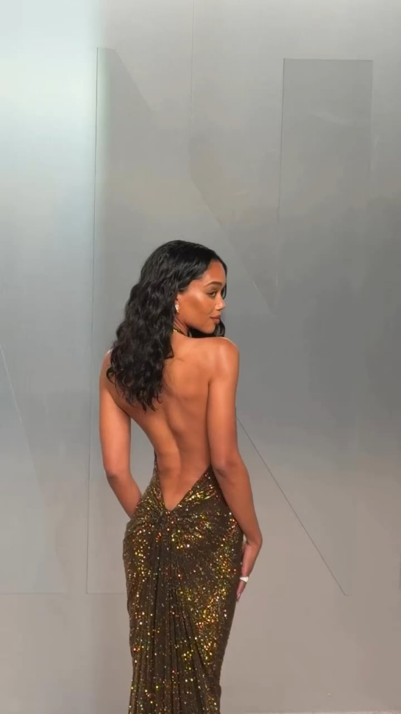 Laura Harrier at the Oscars Award 2026