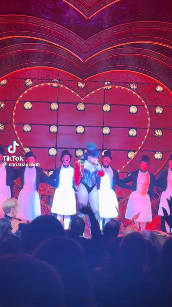 Megan Thee Stallion teared up at the end of her performance in "Moulin Rouge " last night