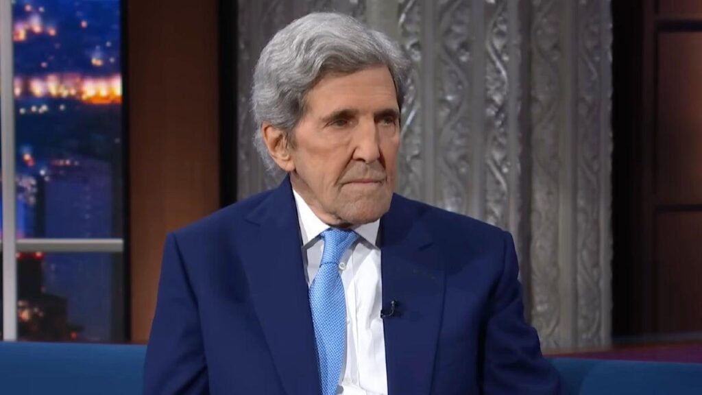 John Kerry Tells Colbert Trump Has Failed the 'Greatest Duty of a President' With Iran War