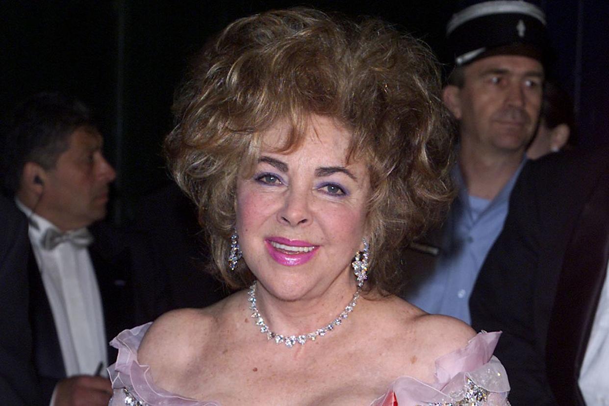 Elizabeth Taylor at 'A Diamond is Forever.. Cinema Against Aids 2001' in Cannes, France.Credit: Dave Hogan/Getty